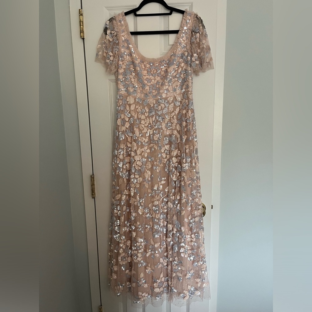 Needle & Thread Mary Rose Scoop Neck Ankle Gown US Size 10